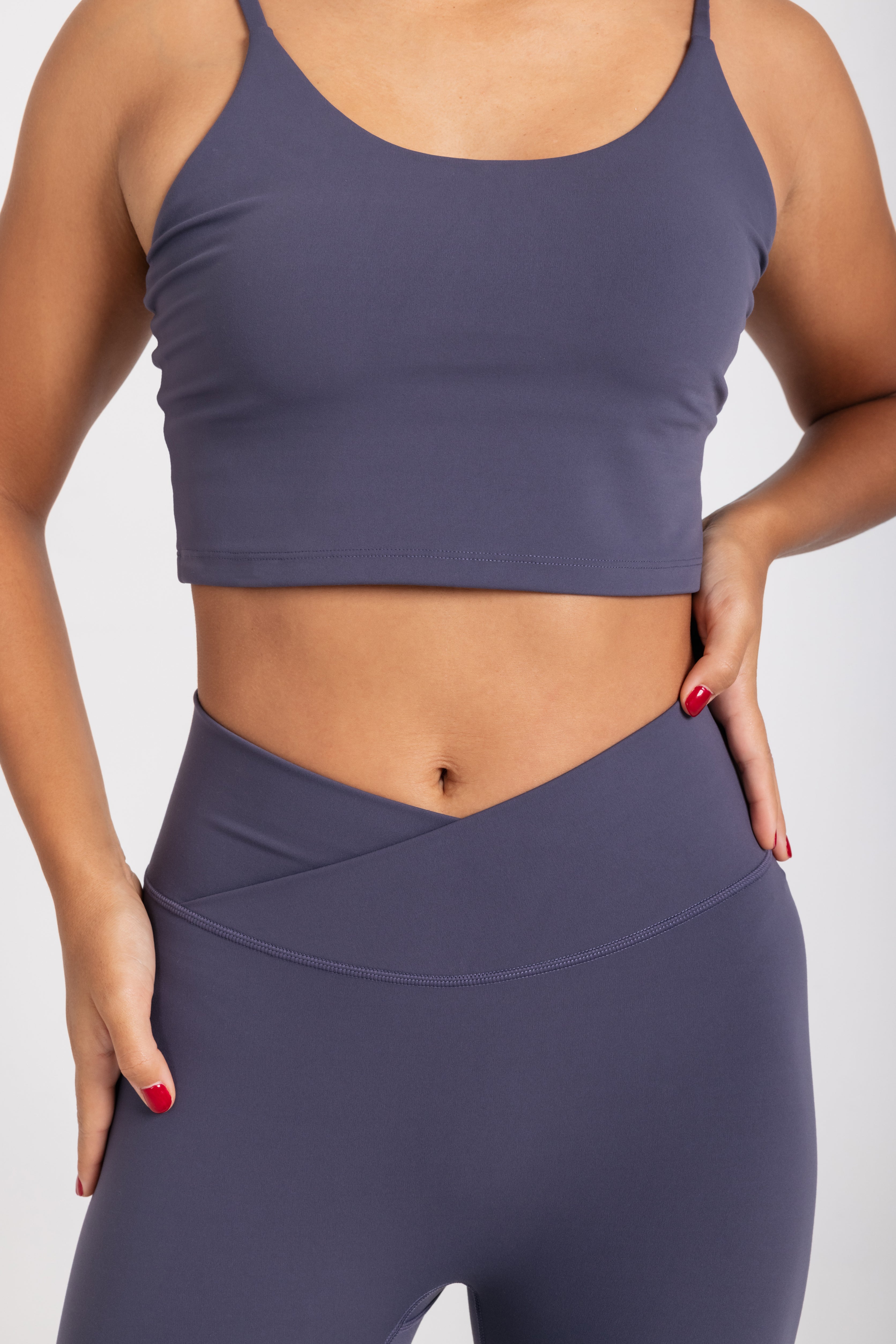 Feel Good Tank Bra, Mist Blue