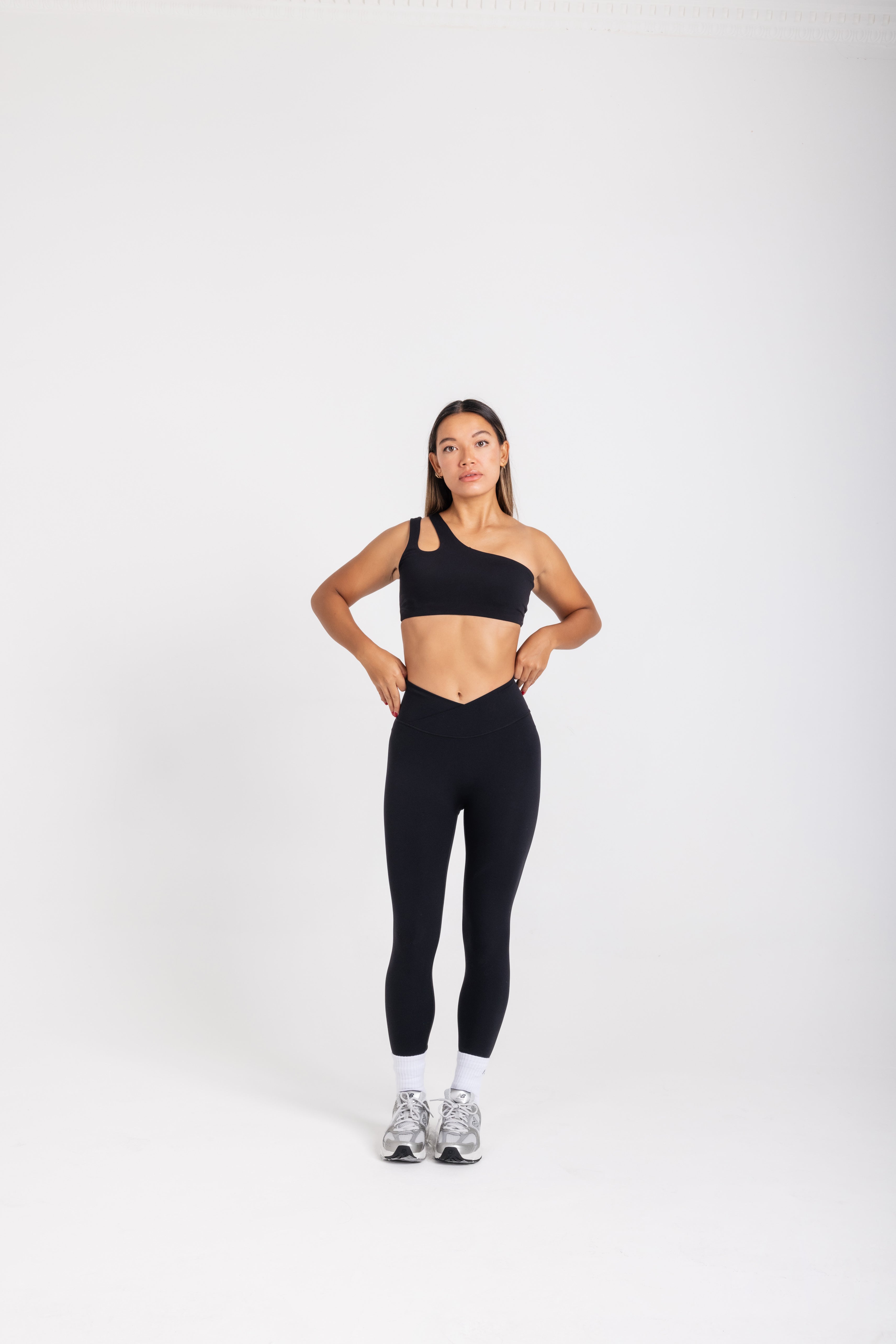 Feel Good One Shoulder Bra, Black