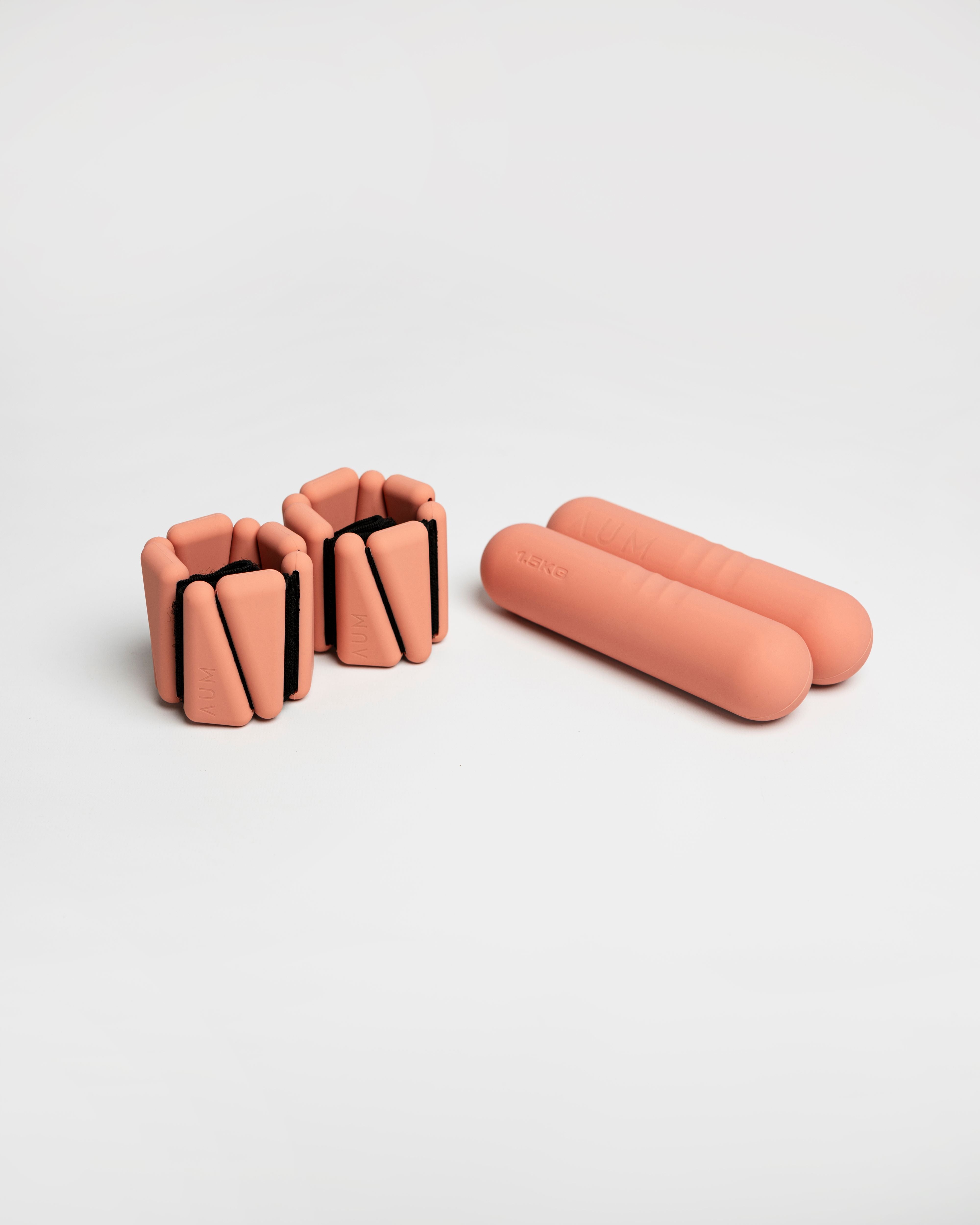 The AUM Ankle & Wrist Weights, Dusty Pink