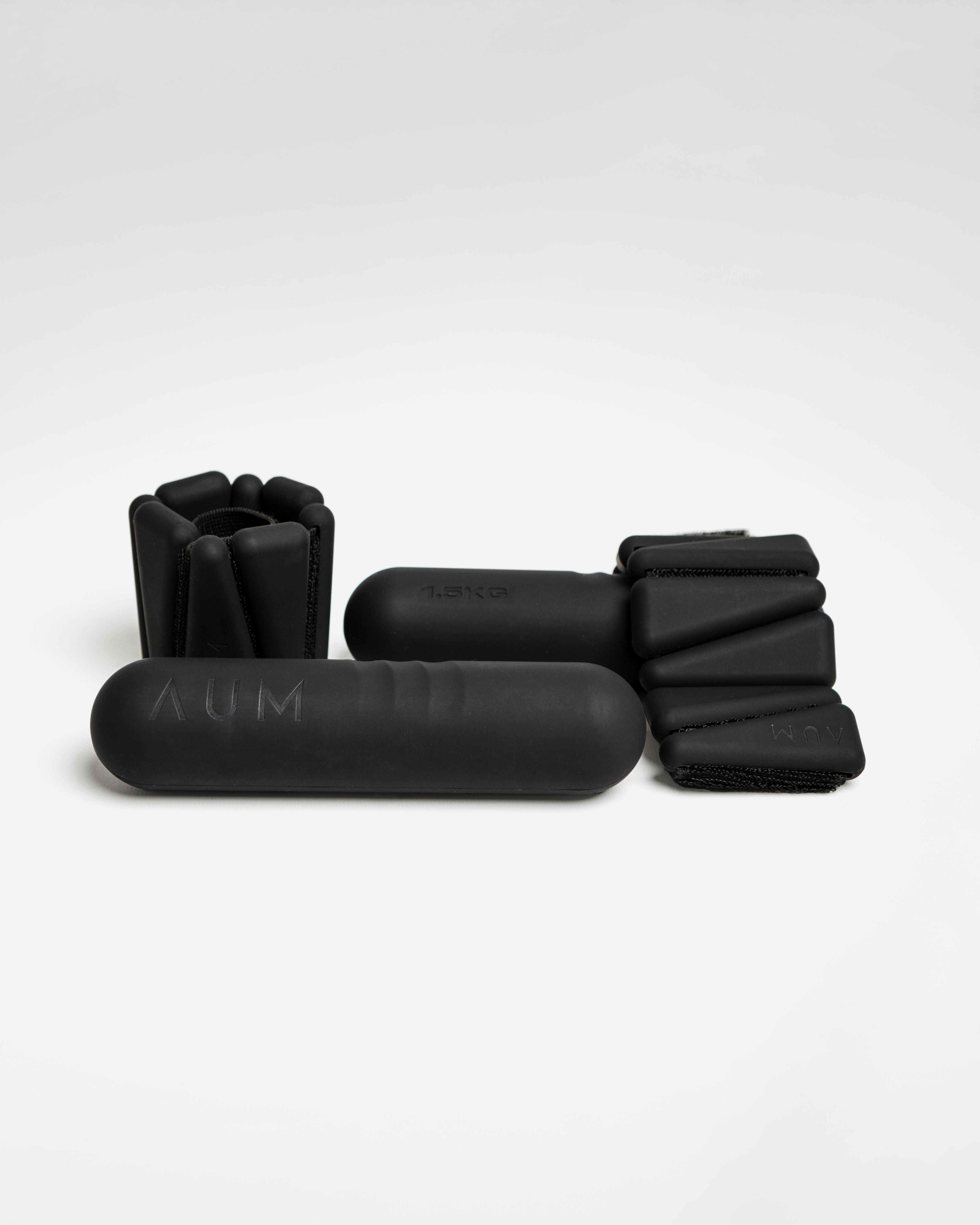 The AUM Hand Weights, Black